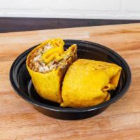 Turkey Burger Wrap · Lean ground turkey wrapped with Cheddar Cheese, Dill Relish, Munch Sauce, Crispy Onions, and...