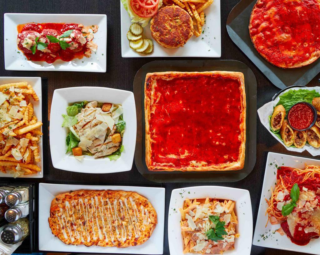 Philomena Santucci's Square Pizza · Pizza · Italian · Sandwiches · Desserts · Salad