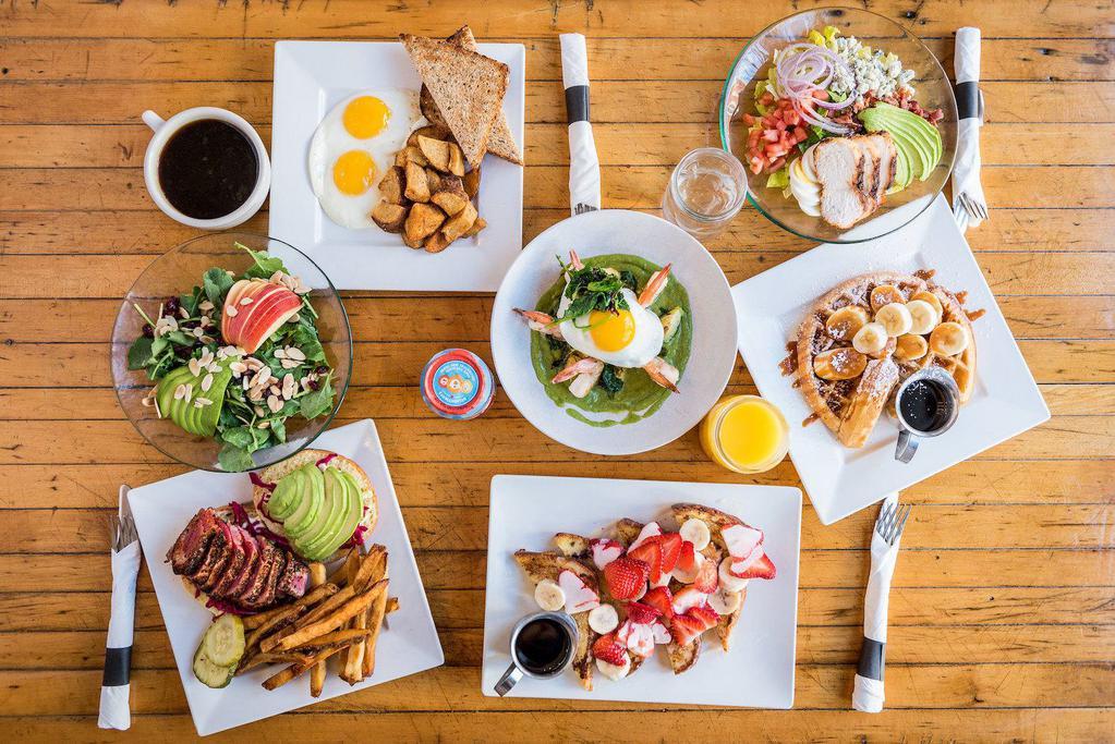 Miles Table · Breakfast · Sandwiches · Burgers · Salad · Desserts