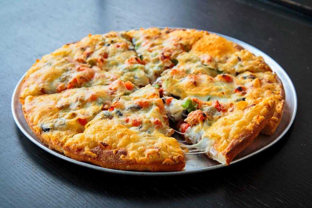 Nikos pizza chicken&Ribs- · Pizza · Salad · Italian