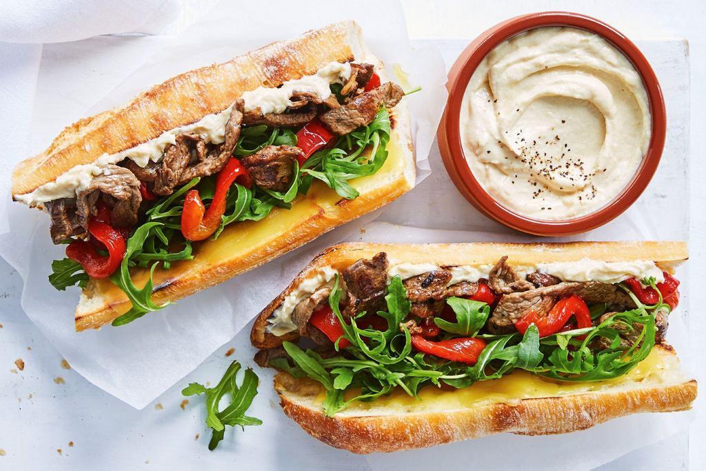 Philly Cheesesteaks · Salad · Burgers · Mediterranean · Steak