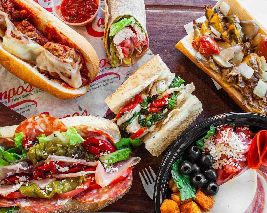 Campo's Philly Cheesesteaks · American · Sandwiches · Desserts · Salad