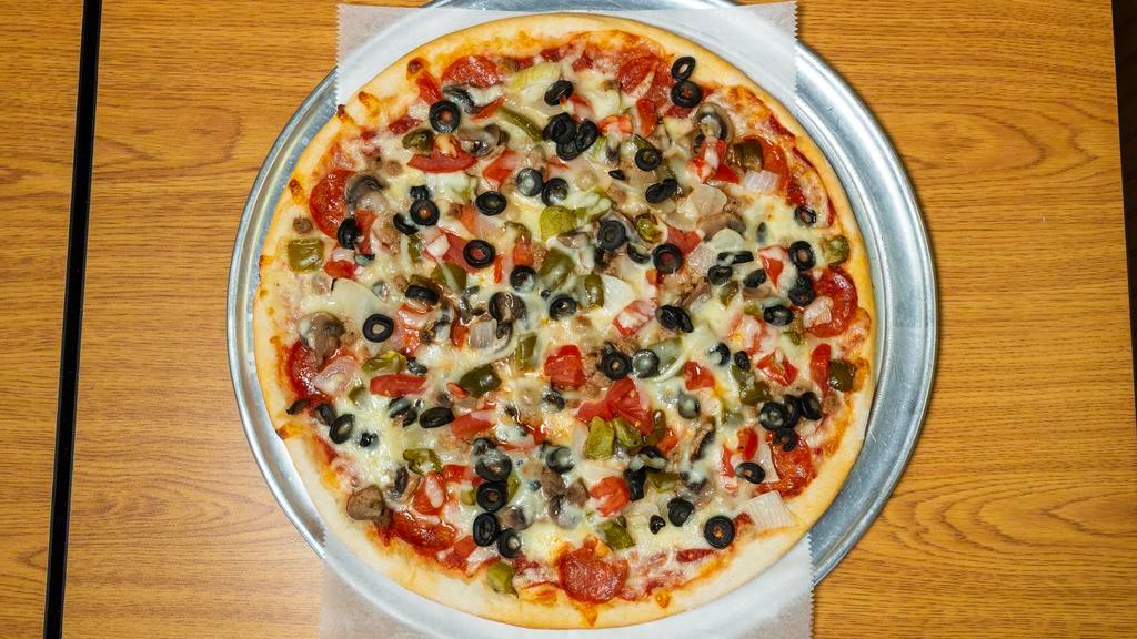 Mina's Pizza · Pizza · Sandwiches · Mediterranean · Italian