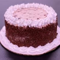 Chocolate Chip Ice Cream Cake (Gluten Friendly) · Baby cake. Two layers chocolate chip ice cream with home-made fudge nestled in the center. T...