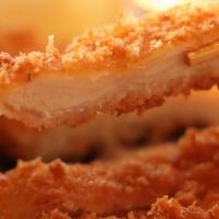 Chicken Katsu Appetizer · Chicken breast breaded with flour,egg and panko, deep fried serve with katsu sauce.