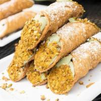 Pistachio Cream Cannoli · Made with only the finest ingredients, this new offering is a must-try. Sicilian pistachios ...