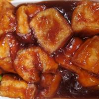 General Tso'S Chicken · Hot & spicy. A chunk of chicken lightly fried with hot bean sauce this plate was devised by ...