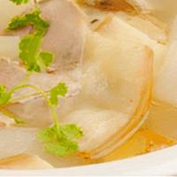 Sliced Pork Belly With Radish Soup · Pork Belly, Radish, Scallion