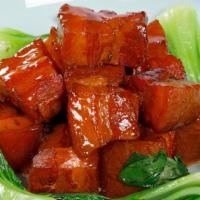 Stewed Pork Cubes · Braised Pork Belly with Bok Choy