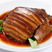 Steamed Sliced Pork Belly With Chinese Pickle · Pork Belly, Peppercorn, Chinese Pickle