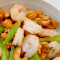 Baby Shrimp With Cashew Nuts · Peanut, Bell Pepper, Celery