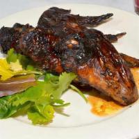 Jerk Chicken Wings (Appetizer) · Jerk chicken wing season in Jamaican herbs and spices