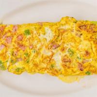 Plain Omelet · 3 egg omelet comes with your choice of grits or home fries and toast.