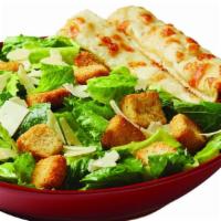 Caesar Salad Entree · Choose your protein to add on top of Romaine, shaved Paremsan Cheese & croutons.