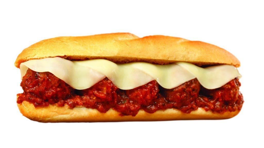 Meatball Parmigiana Pocket · Our authentic Meatball recipe in our traditional marinara sauce, covered in Provolone Cheese.