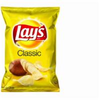 Large Classic Lays Chips · A Large bag of Classic Lays Chips.