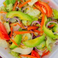 Dirty Fighter Salad · Iceberg + Romaine, Cherry Tomato, Red Onion, Shaved Carrot, Cucumber 

Dressing Options:
Bal...