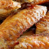 Turkey Wings (Baked) (2) · Delicious tender turkey wings seasoned and baked to perfection! Served with two side dishes ...