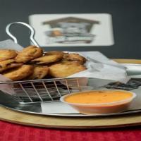 Fried Pickles · Served with chipotle aioli
