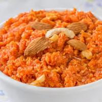 Gajar Halwa · Gluten-free. Carrot based sweet pudding.