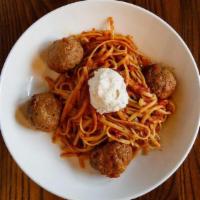  Linguini & Meatballs · pomodoro sauce, meatballs