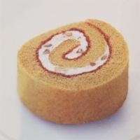 Honey Walnut Roll Cake · 200 Cal. Spongy roll cake with walnut-infused buttercream. (200 Cal. per 8 serving). Contain...