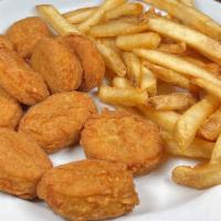 Kid'S Chicken Nuggets · With one side and choice of dipping sauce