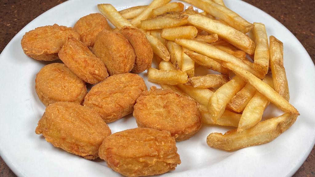 Kid'S Chicken Nuggets · With one side and choice of dipping sauce