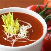 Tomato Basil Soup · This comforting, creamy tomato soup is seasoned to perfection with a hint of basil. Dip to y...