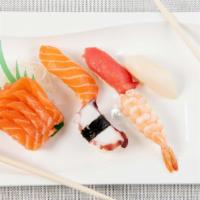 Sashimi Combo · Contain raw or undercooked foods or may be cooked to order. consuming raw or undercooked mea...