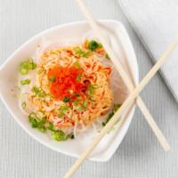 Spicy Crab Salad · Contain raw or undercooked foods or may be cooked to order. consuming raw or undercooked mea...