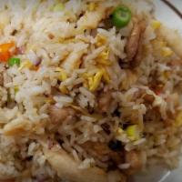 Yang Chow Fried Rice · White rice.