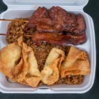 G · French Fries, Chicken Wings, Pork Fried Rice