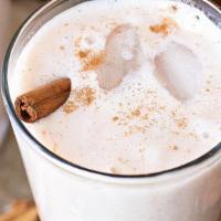 Horchata · Is a traditional Mexican drink made up of white rice soaked in water, it's flavored with cin...