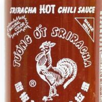 Bottle Of Huy Fong Sriracha Garlic · 