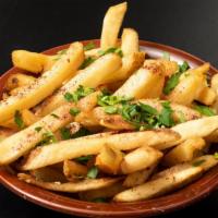 Fresh Cut Fries · Served with a side of pita bread.