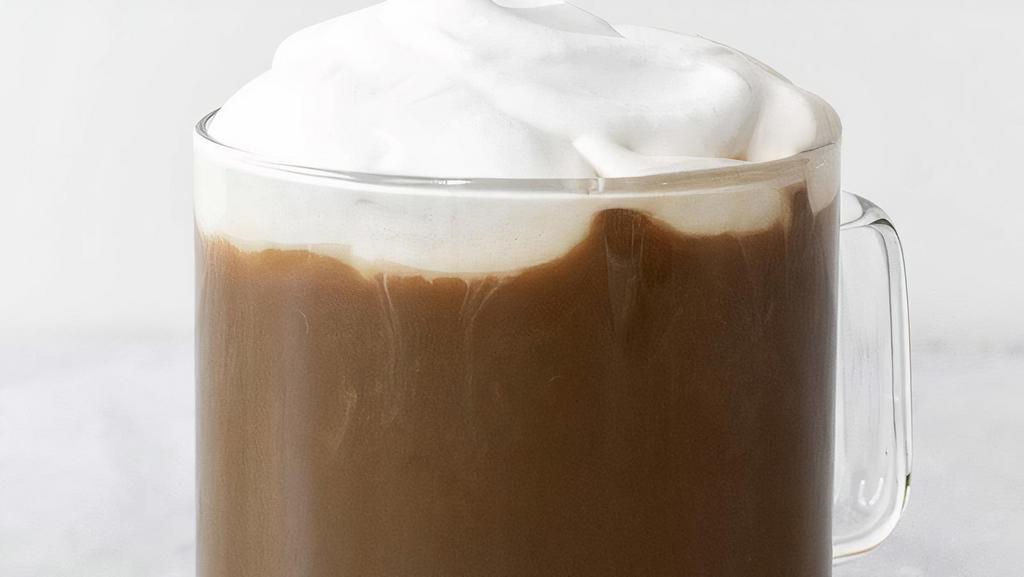 Mocha · Espresso shots with steamed chocolate milk.