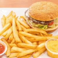 Cheeseburger With Fries · 