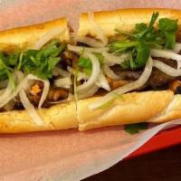 Banh Mi 54 Combination · Combination of beef, pork , chicken, and pork pate. Vietnamese baguette with homemade mayonn...