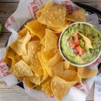 Guacanole Dip · A great appetizer, made with fresh avocados, pico de gallo and fresh lime. Served with chips.