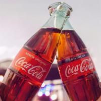 Mexican Cocacola · Mexican coke in a glass bottle.