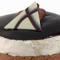 White Chocolate Mousse Cake · White chocolate mousse cake.