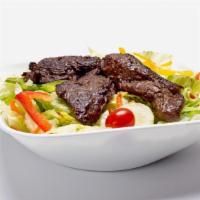 Steak Tip Salad · Grilled Steak Tips Marinated in our Special Marinade