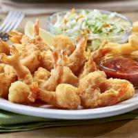 Jumbo Shrimp Platter · Served with Hush Puppies, Cole Slaw, Tartar Sauce,  and Cocktail Sauce. Comes with 14 pieces...
