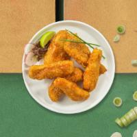 Buffalo Finger  · Buffalo chicken finger breaded and fried until golden brown before being tossed in buffalo s...