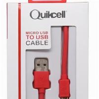 Micro Usb To Usb Data Cable · Title : Quikcell Color Burst Micro USB CABLE Blue Blaze
Model : C-USB611-BLU
Brand : Quikcel...