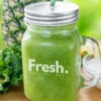 Mary Jane Smoothie · We're in love with Mary Jane! This cannabinoid infused mix of kale, spinach, pineapple, bana...