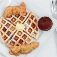 Chicken & Waffle With Fingers · 