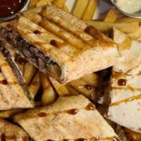 Lamb Shawarma Plate · Served with French fries and salad