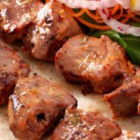 Halal Lamb Platters · serve with Halal lamb, chickpeas,fresh rice ,salad,and our secret sauce marinated and cook o...